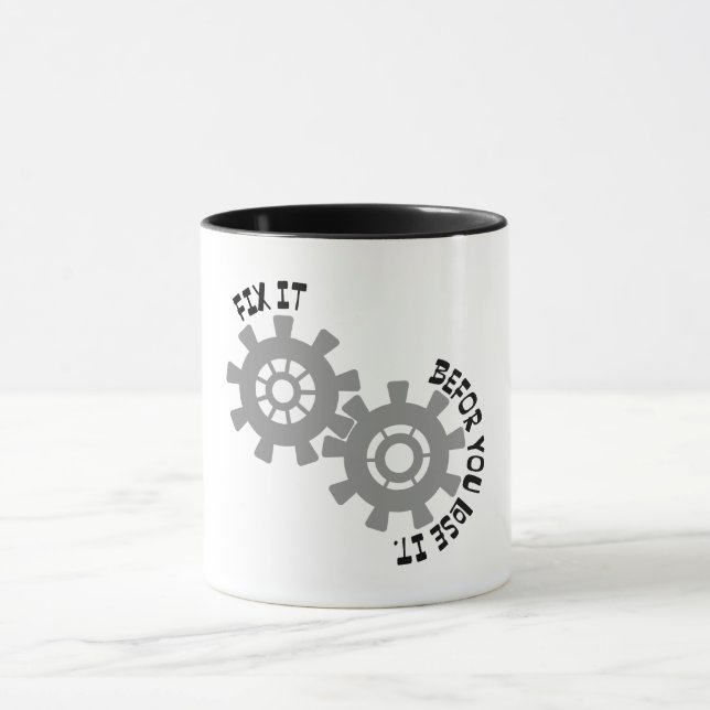 Fix It Before You Lose It Mug (Center)