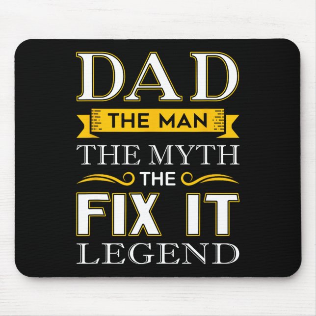 Fix It Dad Gifts Fathers Day Handy Man  Mouse Mat (Front)