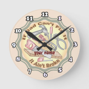 Fix It Dad  Round Clock