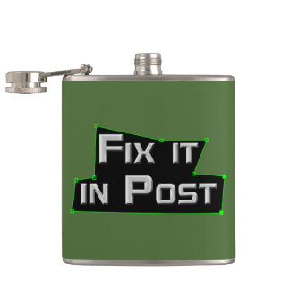 "Fix it in Post" VFX / Visual Effects Hip Flask