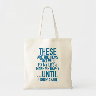 Fix My Shopaholic Life Tote Bag