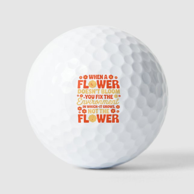 Fix the Environment, Not the Flower Golf Balls (Front)