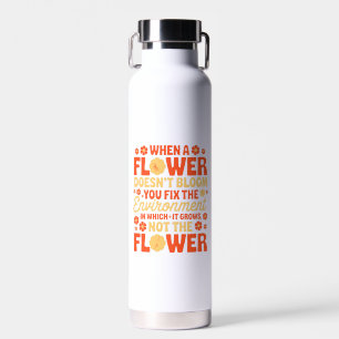 Fix the Environment, Not the Flower Water Bottle