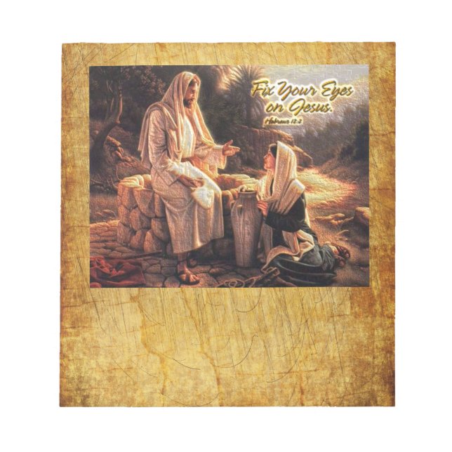 Fix Your Eyes on Jesus 1 Options Notepad (Front)