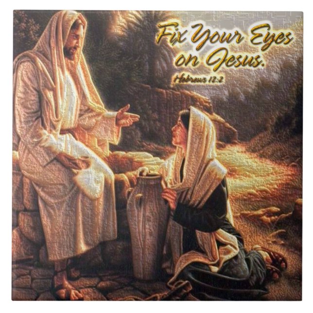 Fix Your Eyes on Jesus 1 Tiles (Front)