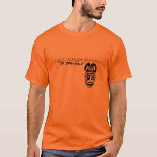 "fix your face" African Mask T-Shirt