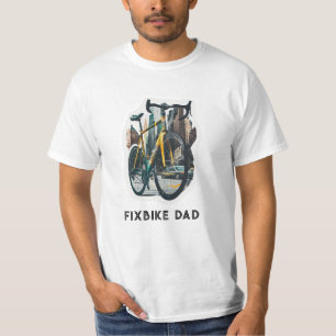 Fixbike Dad. Fathers Extreme Bike. Bicycle rider T-Shirt