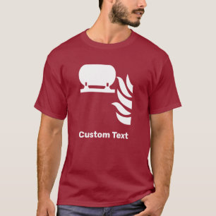 Fixed Fire Extinguisher Installation Safety Sign T-Shirt