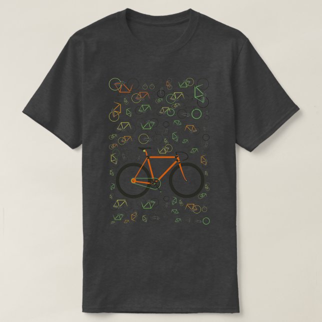 Fixed gear bikes  T-Shirt (Design Front)