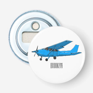 Fixed-wing aircraft cartoon illustration bottle opener