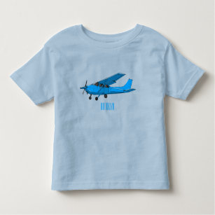 Fixed-wing aircraft cartoon illustration toddler T-Shirt
