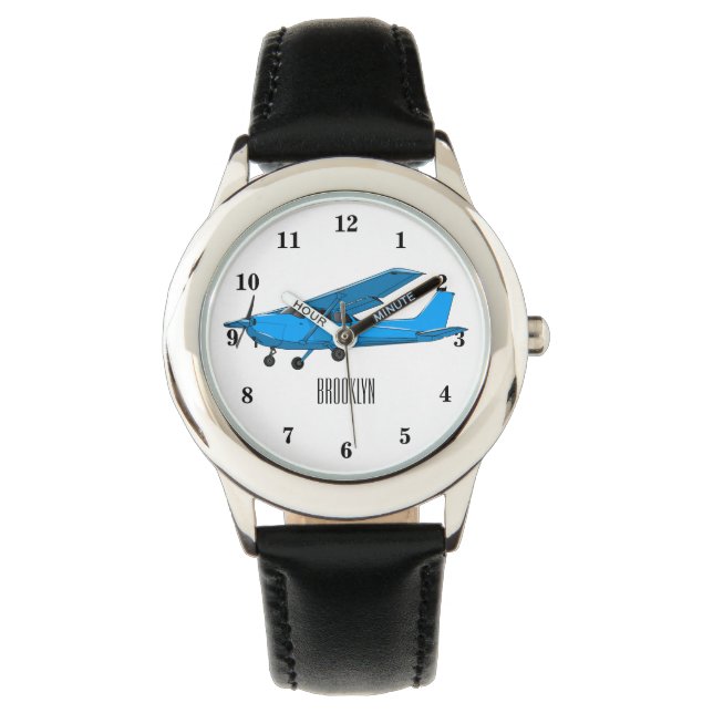 Fixed-wing aircraft cartoon illustration watch (Front)