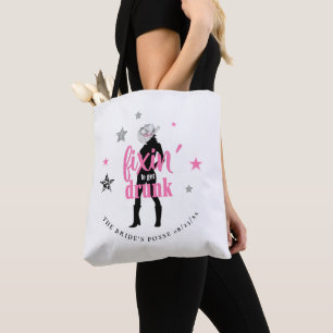 Fixin' The Posse Disco Bachelorette ID925 Tote Bag