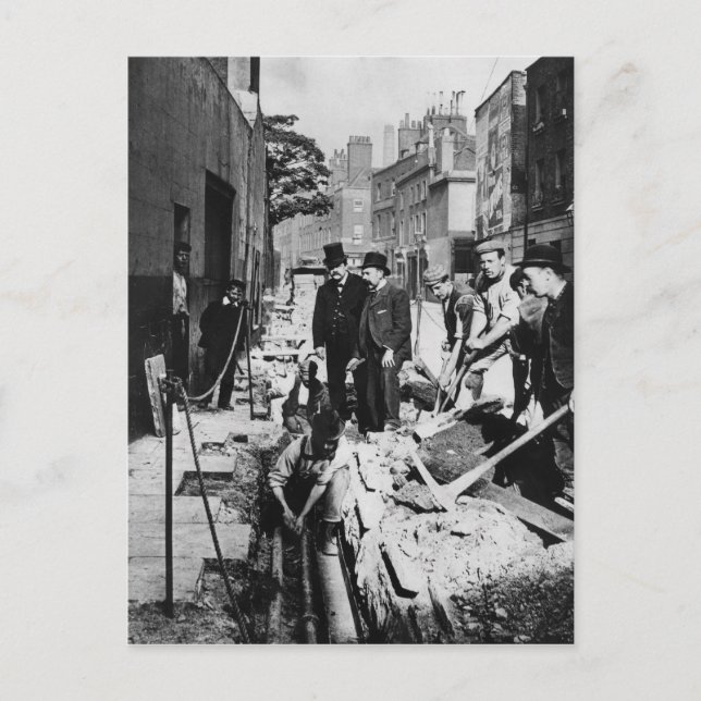 Fixing a Pipe Postcard (Front)