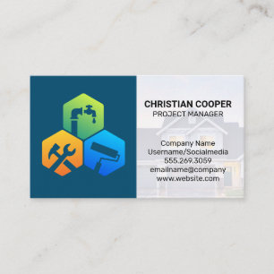 Fixing Services Home Repairs Business Card
