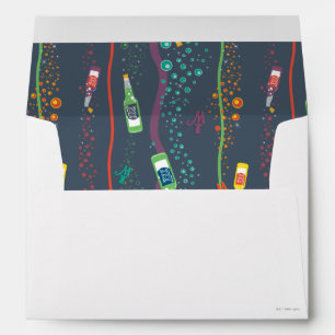 Fizzy Lifting Drink Pattern Envelope