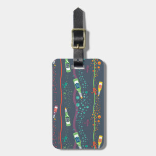 Fizzy Lifting Drink Pattern Luggage Tag