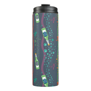 Fizzy Lifting Drink Pattern Thermal Tumbler