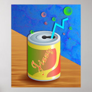 Fizzy Soda Drink Poster