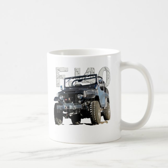 FJ40 Landcruiser Apparel Coffee Mug (Right)