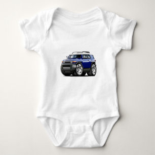 Fj Cruiser Dark Blue Car Baby Bodysuit