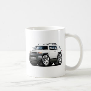 Fj Cruiser White Car Coffee Mug