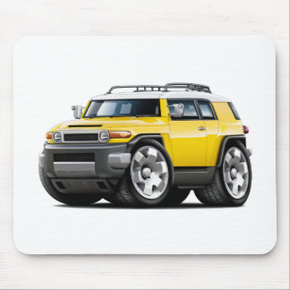 Fj Cruiser Yellow Car Mouse Mat
