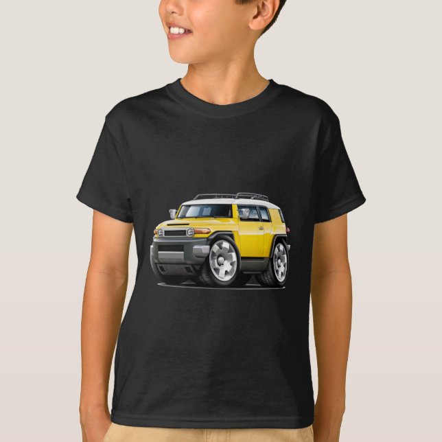 Fj Cruiser Yellow Car T-Shirt (Front)
