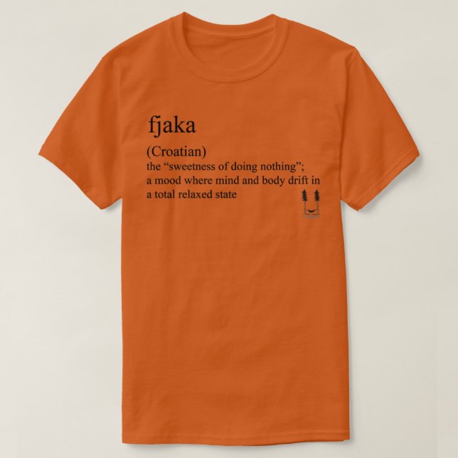 fjaka Coatian statement accessories T-Shirt (Design Front)
