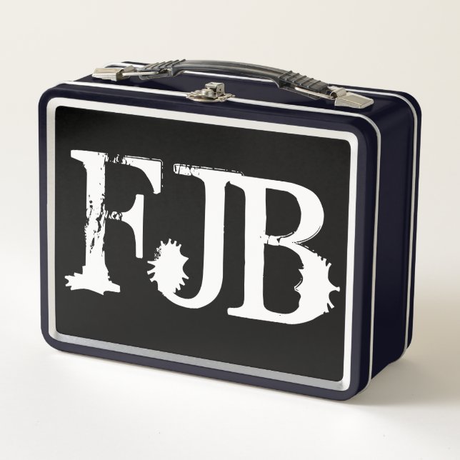 FJB BIDEN BRANDON RETRO METAL LUNCHBOXES (Front)