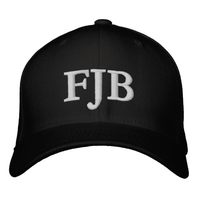 FJB f Biden, pro trump 2024 funny anti Biden Embroidered Hat (Front)