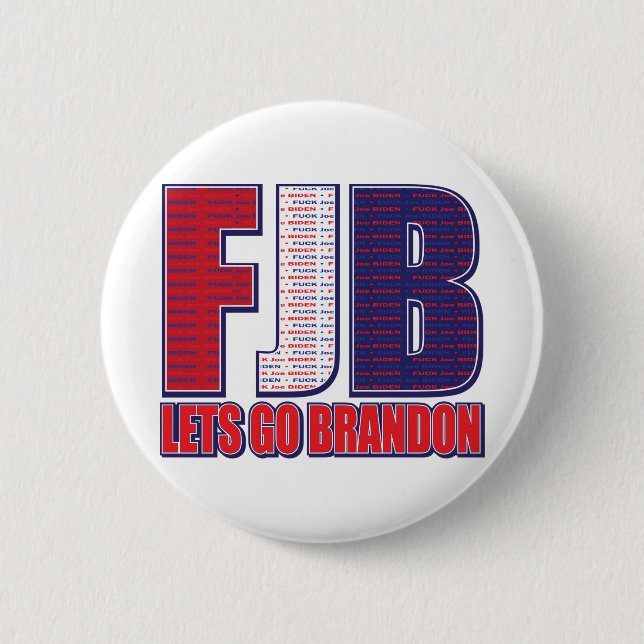 FJB---Lets-Go-Brandon 6 Cm Round Badge (Front)