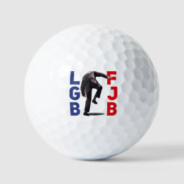 FJB Let's Go Brandon funny anti Biden fall Golf Balls