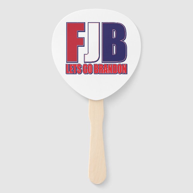 FJB - Lets Go Brandon Hand Fan (Front)