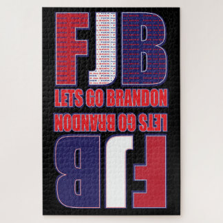 FJB Lets Go Brandon - Jigsaw Puzzle