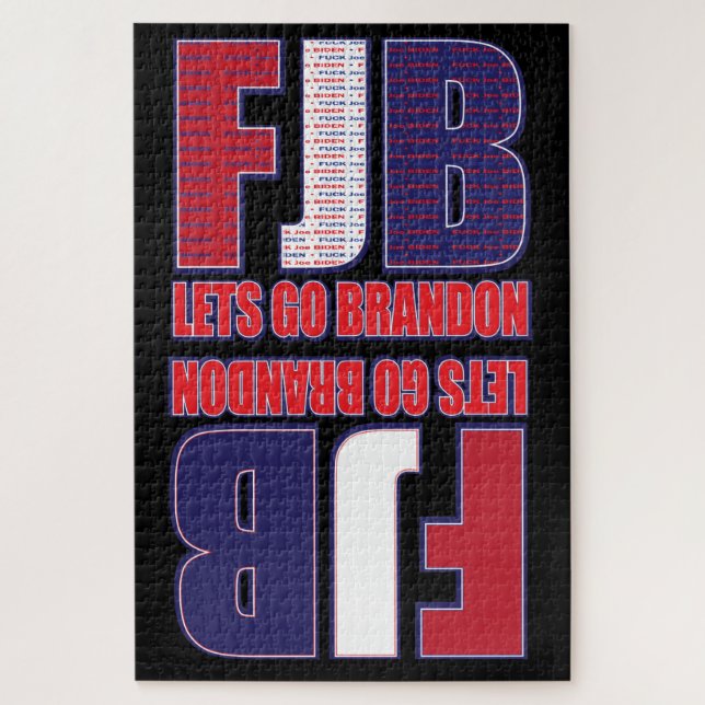 FJB Lets Go Brandon -  Jigsaw Puzzle (Vertical)