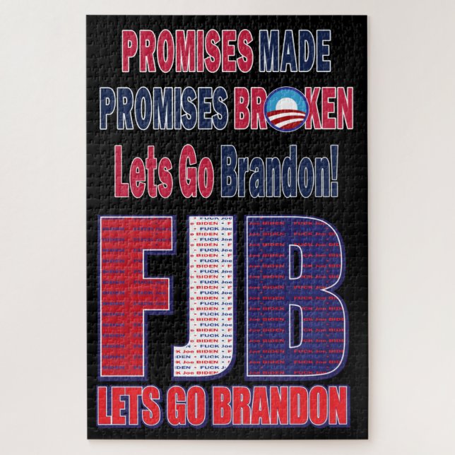 FJB Lets Go Brandon Jigsaw Puzzle (Vertical)