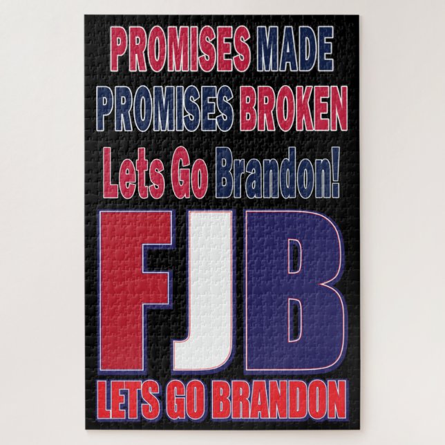 FJB - Lets Go Brandon Jigsaw Puzzle (Vertical)