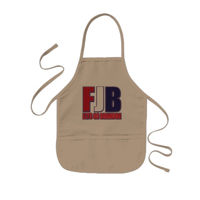FJB - Lets Go Brandon Kids Apron (Front)