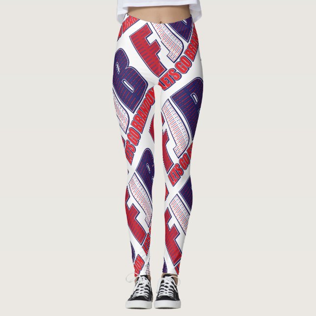 FJB Lets Go Brandon Leggings (Front)
