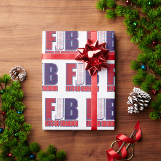 FJB - Lets Go Brandon Wrapping Paper