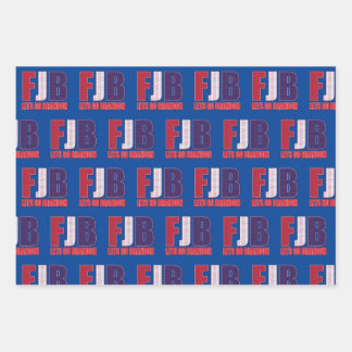FJB - Lets Go Brandon Wrapping Paper Sheets