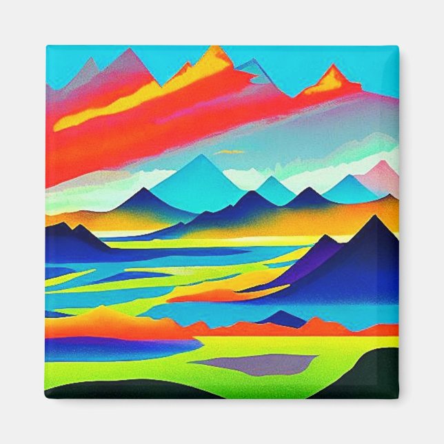 Fjellandskap 6 magnet (Front)