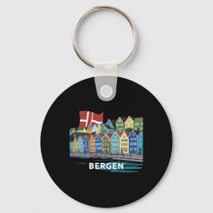 Fjord Bergen Norway Costume Fjords Of Norway Harbo Key Ring