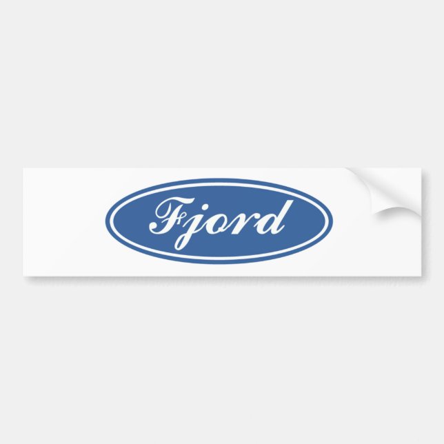 Fjord Bumper Sticker (Front)