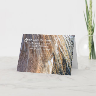 FJORD FORELOCK Greeting Card