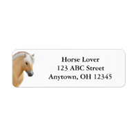 Fjord Horse Address Label