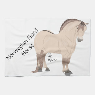 Fjord Horse Tea Towel