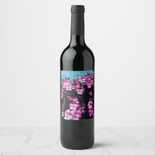 FʟᴏᴡPᴏᴡ   Pansy ~ Plum Wine Label