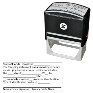 FL Acknowledgement Certificate Stamp